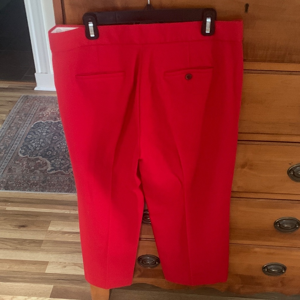 Elegant Red Women's Pants - Picture 3 of 3